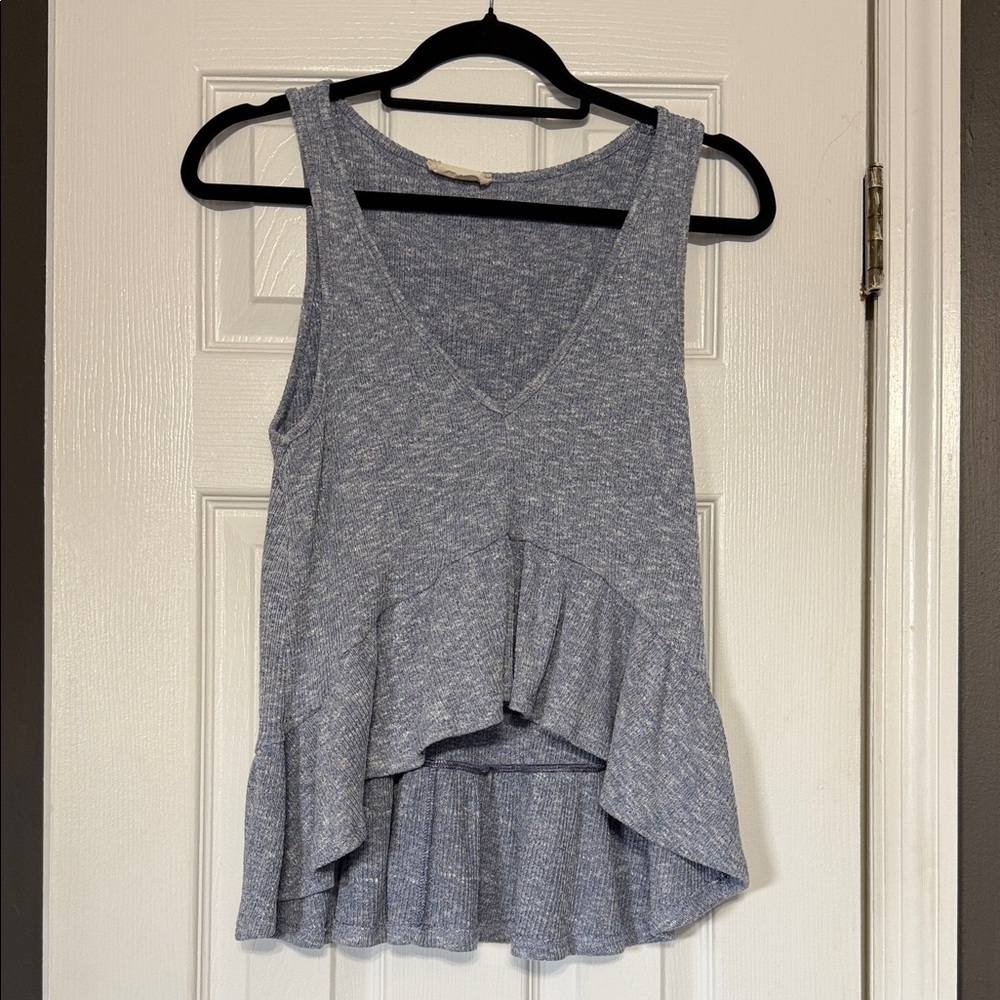 Altar’d State Boho Sleeveless Ruffle Tank Top
